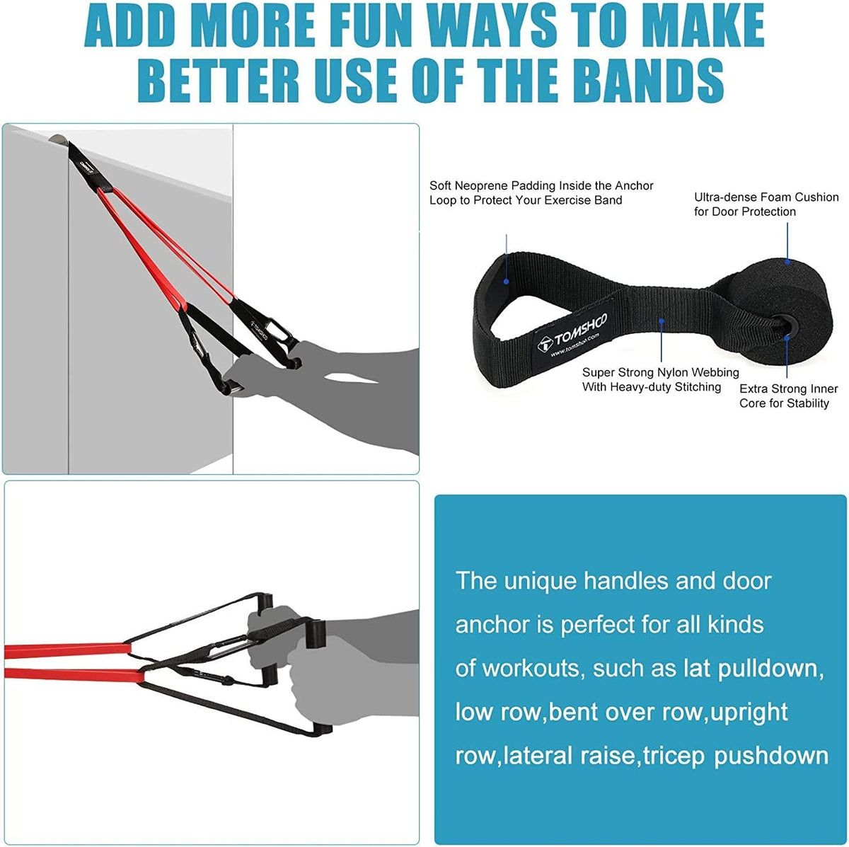 Loop Band Lateral Pulldown With Band Loop Band Resistance Band Lat