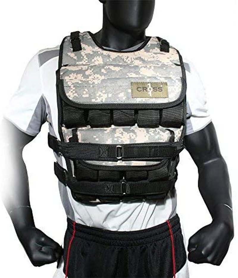CROSS101 Weighted Vest 20lbs 80lbs with Shoulder Pads Option Shop Fitness Doctor