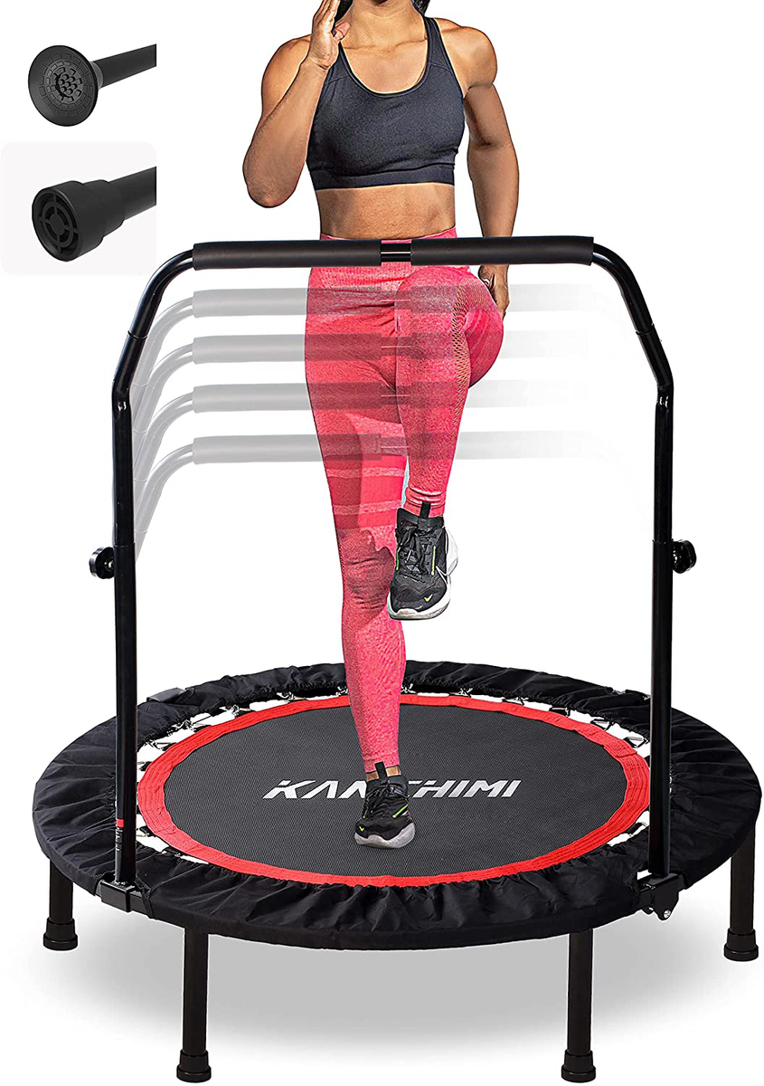 Folding Mini Fitness Indoor Exercise Workout Rebounder Trampoline with Shop Fitness Doctor