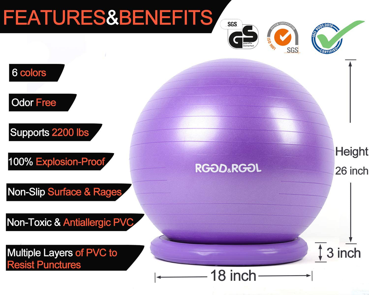 Rggd & rggl yoga ball hotsell