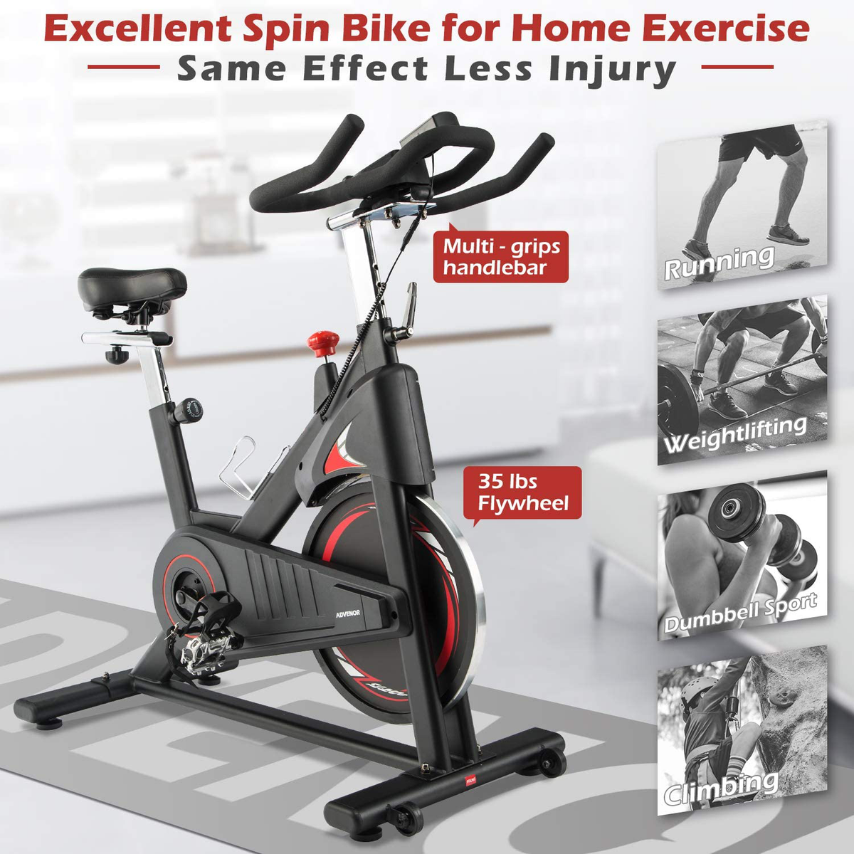 Advenor Stationary Bike Reviews ADVENOR Magnetic Resistance Indoor