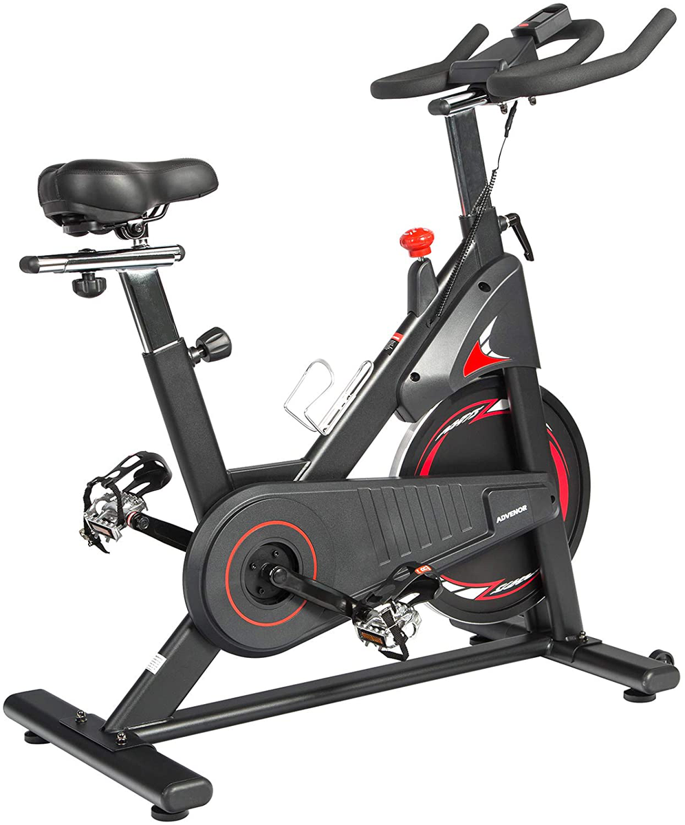 ADVENOR Magnetic Resistance Exercise Bike, Indoor Stationary Bikes