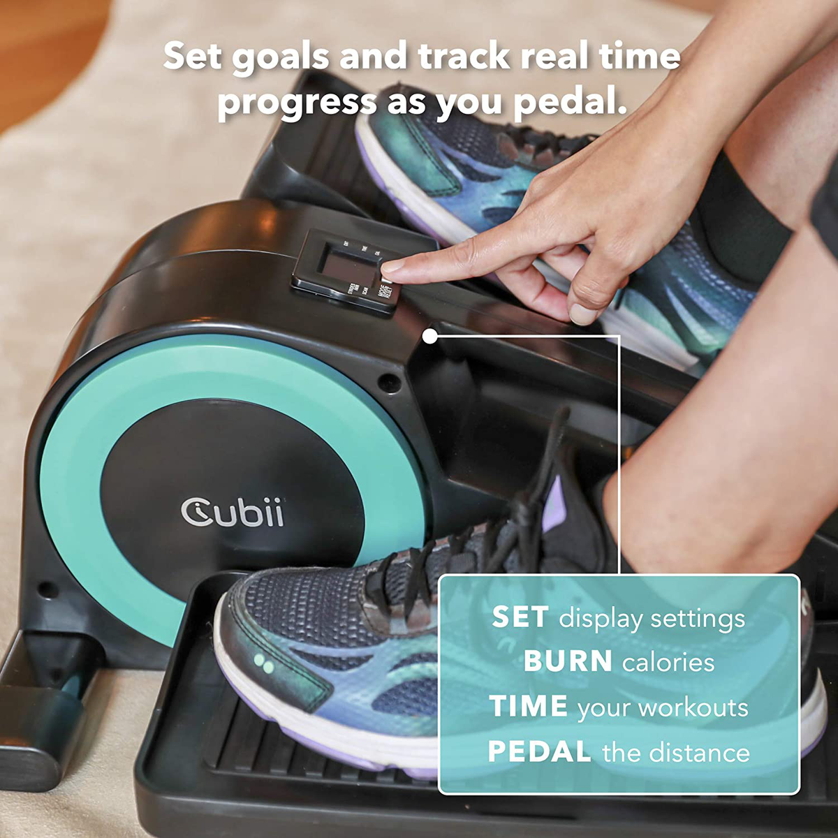cubii pedal bike Cubii JR1 Seated Under Desk Elliptical Machine for Home Workout, Mini – Shop Fitness Doctor