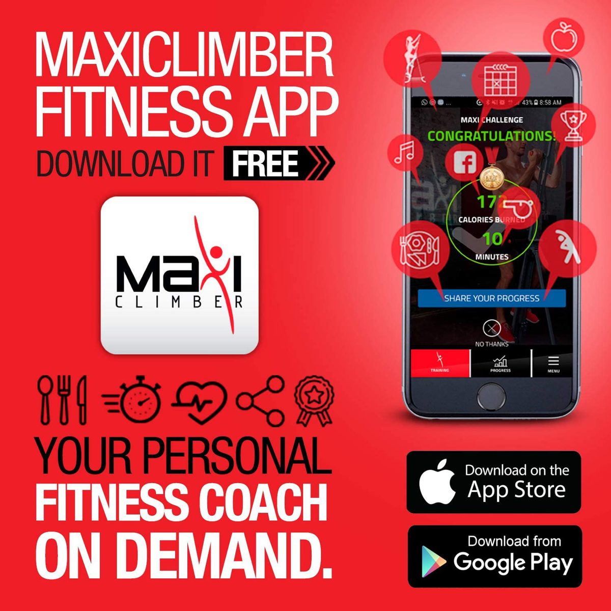  MaxiClimber 2.0 Vertical Climber Provides an