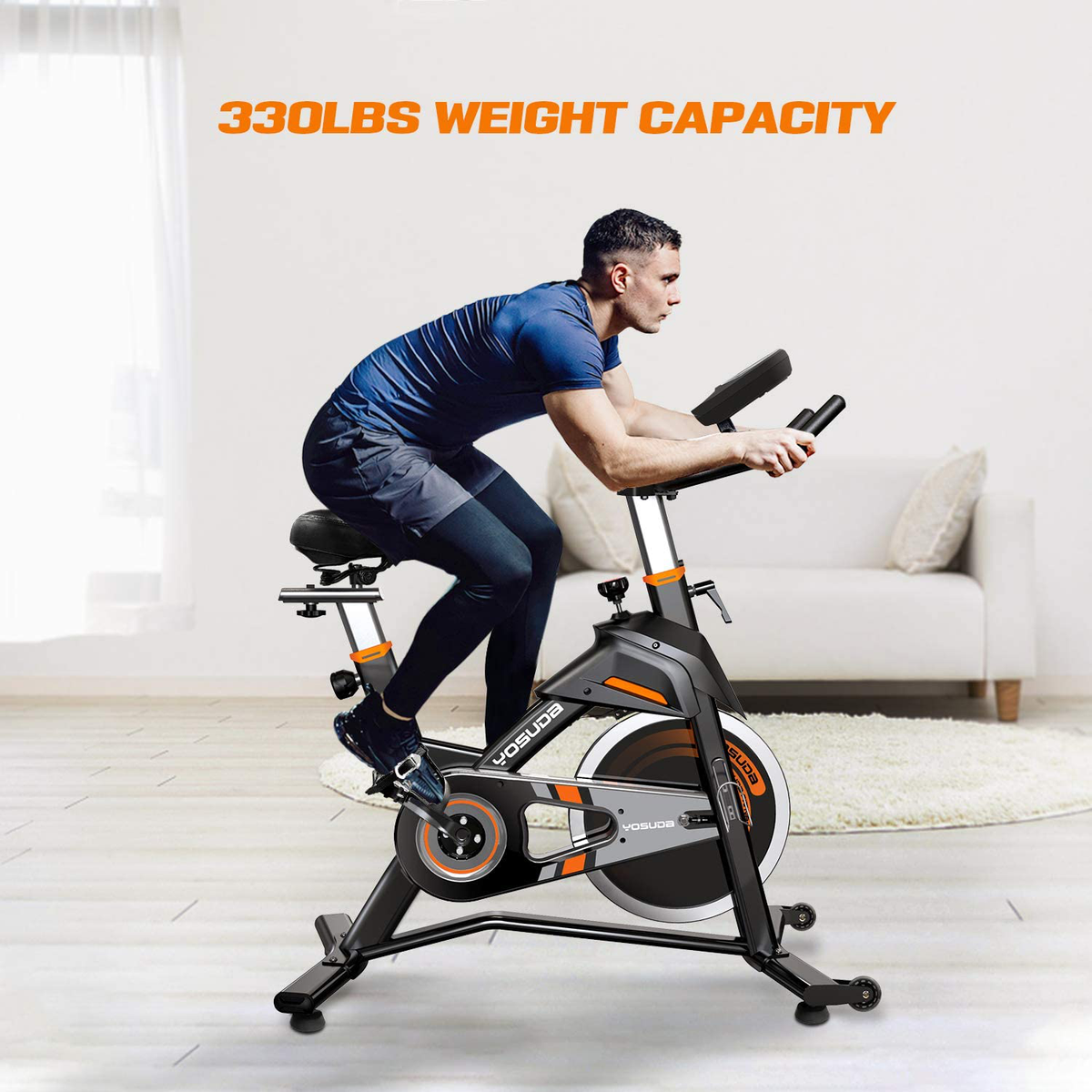 YOSUDA Indoor Cycling Bike Stationary Exercise Bike for Home Gym