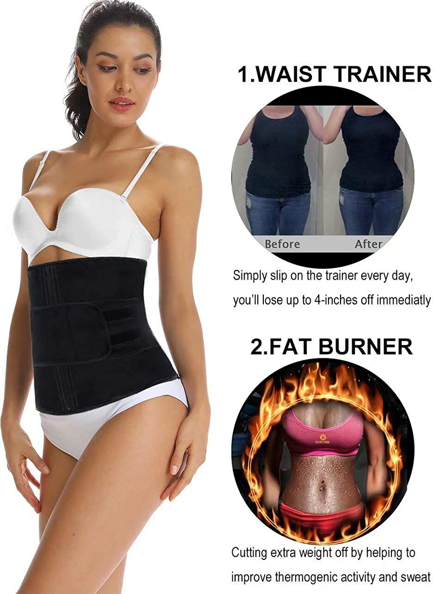 Mens Workout Waist Trainer Neoprene Corset Sauna Sweat Trimmer Slimming  Belly With Belts X-large Grey Waist Trainer Belt [free Shipping]