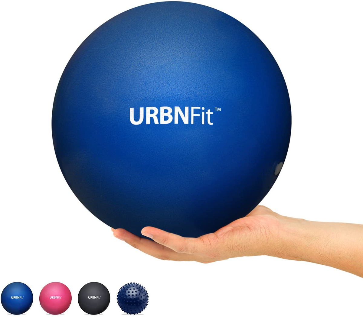 URBNFit Mini Pilates Ball - Small Exercise Ball for Yoga, Pilates
