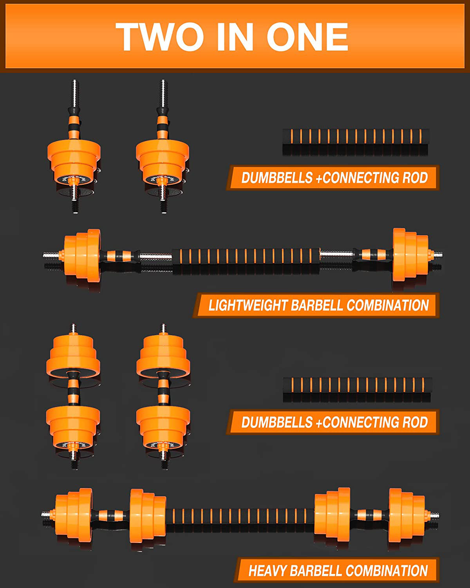 Gruper Adjustable 2024 Dumbbells Set