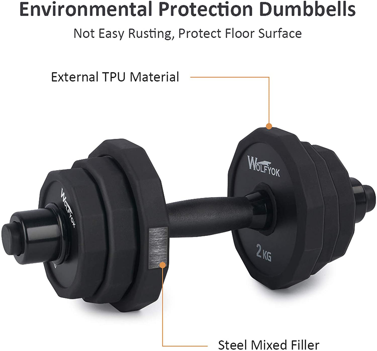 Wolfyok dumbbells hotsell