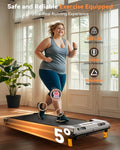 BestGod Walking Pad Treadmill With Incline - 2.5HP Under Desk Treadmill 330lb Capacity