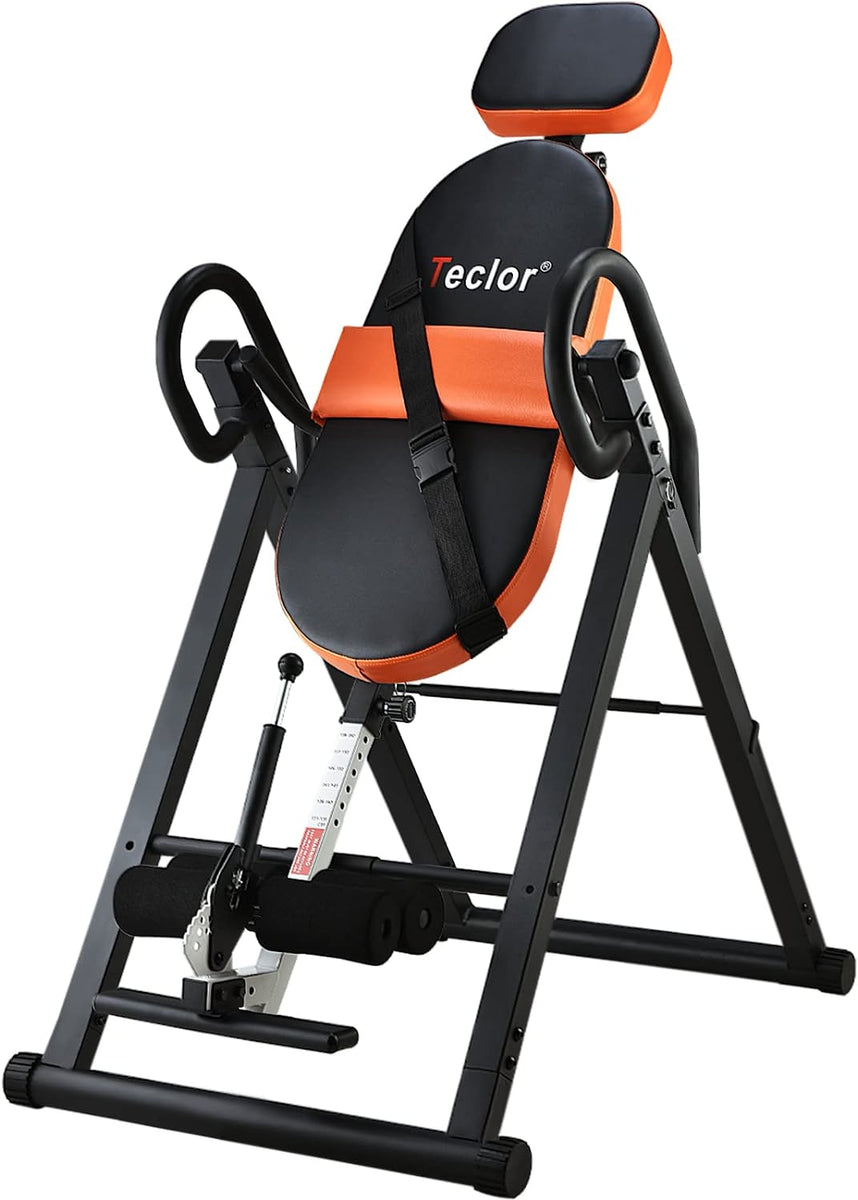 Inversion Table for Back Pain Relief, 350 lbs Capacity Strength Traini ...