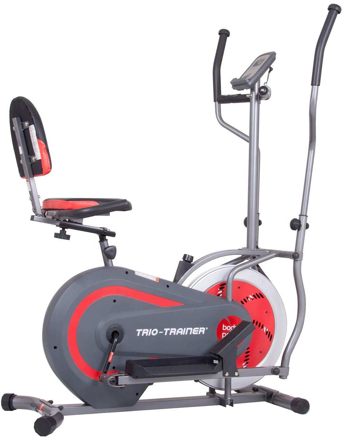 Body Power 3-in-1 Exercise Machine, Trio Trainer, Elliptical and 