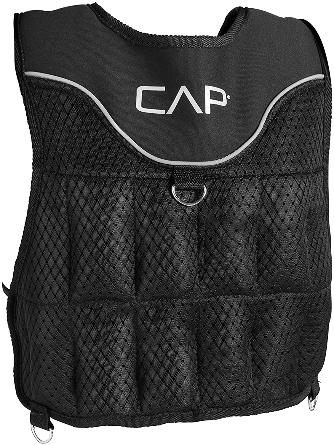 Cap Barbell Adjustable Weighted Vest Various Sizes Chart CAP